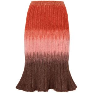 Fendi, Dames, Rokken, Veelkleurig, Maat: S