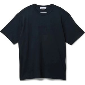 Stone Island, Heren, Tops, Blauw, Maat: M Katoen,