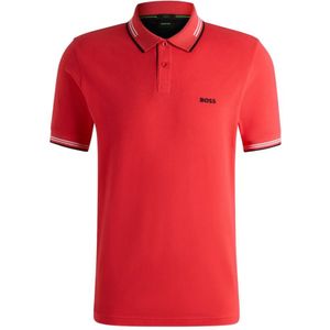Hugo - Poloshirt - Rood - Slim Fit - Katoen