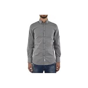 Dsquared2 Bruin Geruite Mouwloze Shirt - Mod. S74Dl0535S41785143 , Gray , Heren , Maat: S