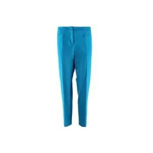 Pinko Blauwe Pantalon voor vrouwen , Blue , Dames , Maat: L