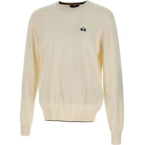 La Martina, Heren, Truien, Wit, Maat: S Katoen,