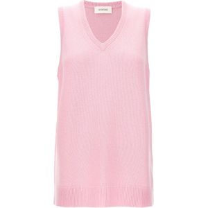 Sportmax, Dames, Truien, Roze, Maat: XS Wol,