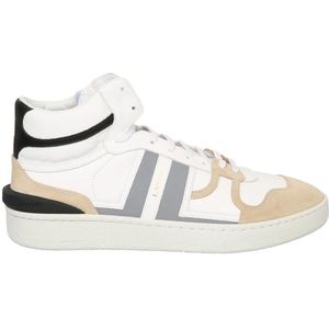 Lanvin Hoge Top Toned Sneakers , White , Heren , Maat: 39 EU