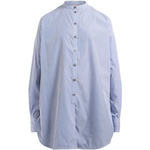 Studio Nicholson, Dames, Blouses & Shirts, Blauw, Maat: 3XS