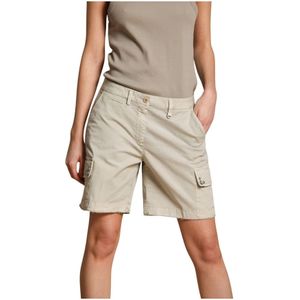 Mason's, Dames, Korte broeken, Grijs, Maat: 2XS Katoen,