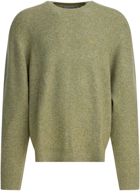 Carhartt Wip - Tangled Phlox - Sweater - Groen - Wol