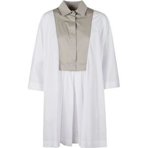 Max Mara, Dames, Blouses & Shirts, Wit, Maat: 3XS Katoen,