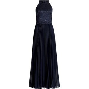 vera mont, Dames, Jurken, Blauw, Maat: M Chiffon,