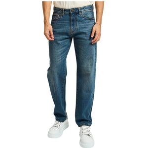 Armani Exchange, Heren, Jeans, Blauw, Maat: W38 Denim,