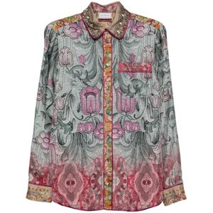 Pierre-Louis Mascia, Dames, Blouses & Shirts, Veelkleurig, Maat: XS
