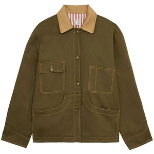 Ines de la Fressange Paris, Dames, Jassen, Bruin, Maat: 2XS Katoen,