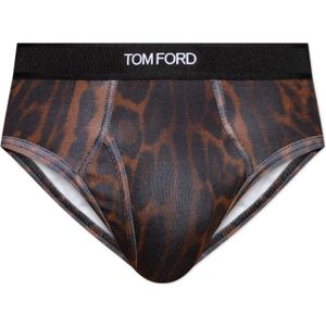 Tom Ford, Heren, Ondergoed, Bruin, Maat: XL Katoen,