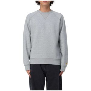 Carhartt Wip, Heren, Sweatshirts & Hoodies, Grijs, Maat: S