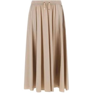 Herno, Dames, Rokken, Beige, Maat: M Nylon,