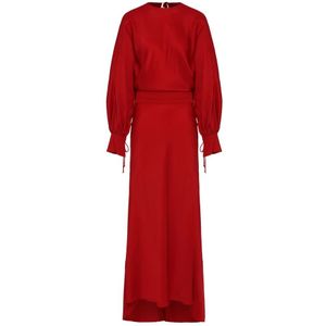 Les Filles d'Eva, Dames, Jurken, Rood, Maat: 2XS Acryl,