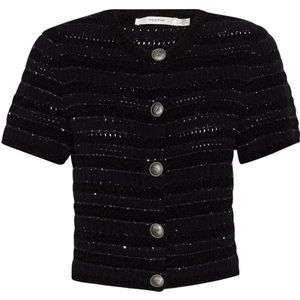 Gestuz, Dames, Truien, Zwart, Maat: M Katoen,