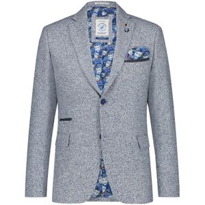 A fish named Fred, Heren, Jassen, Blauw, Maat: M Leer,