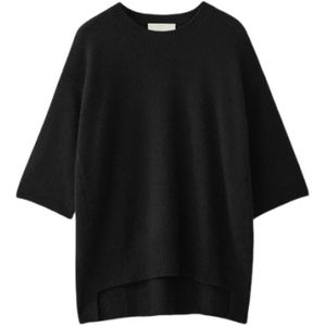 Lisa Yang, Dames, Truien, Zwart, Maat: S Kasjmier,