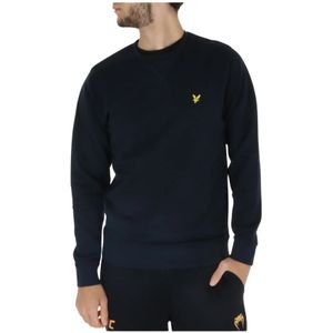 Lyle & Scott, Heren, Sweatshirts & Hoodies, Blauw, Maat: S Katoen,