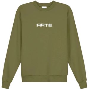 Arte Antwerp, Heren, Sweatshirts & Hoodies, Groen, Maat: XL Katoen,