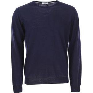 Paolo Pecora, Heren, Sweatshirts & Hoodies, Blauw, Maat: S