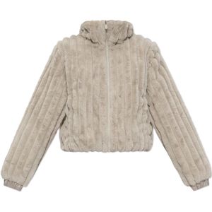 Save The Duck, Dames, Jassen, Grijs, Maat: S Fleece,