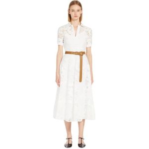 Max Mara, Dames, Jurken, Wit, Maat: XS