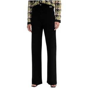 Silvian Heach, Dames, Broeken, Zwart, Maat: XS Viscose,