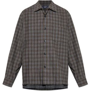 Comme des Garçons, Heren, Overhemden, Grijs, Maat: M Katoen,