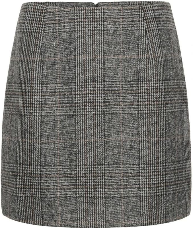 Kaffe, Dames, Rokken, Grijs, Maat: XS Wol,
