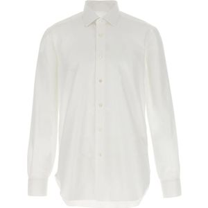 Barba, Heren, Overhemden, Wit, Maat: 3XL Katoen,