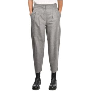 Gran Sasso, Dames, Broeken, Grijs, Maat: XL