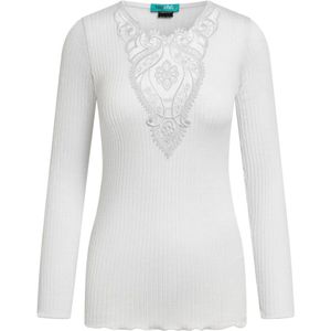 TOOche, Dames, Tops, Grijs, Maat: L Zijde,