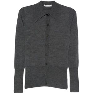 Mark Kenly Domino Tan, Dames, Truien, Grijs, Maat: XS Wol,