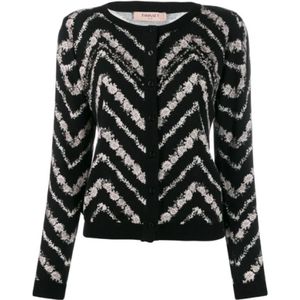 Twinset, Dames, Truien, Veelkleurig, Maat: S Viscose,