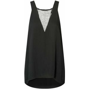 Rabens Saloner, Dames, Tops, Zwart, Maat: S Viscose,