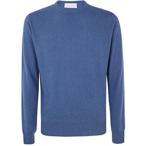 Filippo De Laurentiis, Heren, Truien, Blauw, Maat: 2XL