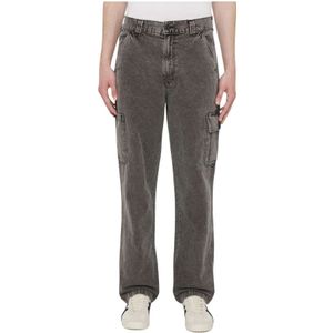 Dickies, Heren, Jeans, Grijs, Maat: W28