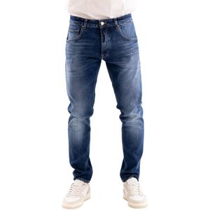 Don The Fuller, Heren, Jeans, Blauw, Maat: W34 Katoen,