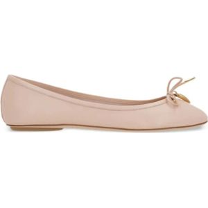 Chloé - Iris - Ballerina's - Lichtroze - Leer - Delicate Strik