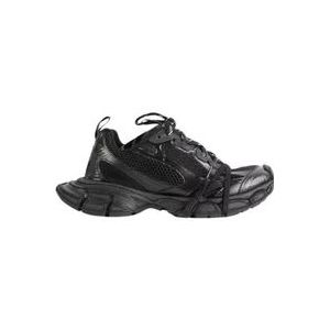 Balenciaga Overdreven Gum Zool Zwarte Sneakers , Black , Dames , Maat: 37 EU