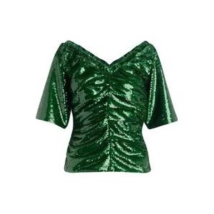 Ganni Blouse overhemd , Green , Dames , Maat: M