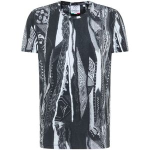 Carlo Colucci - Egon T-shirt - Heren - Zwart - Gebreid