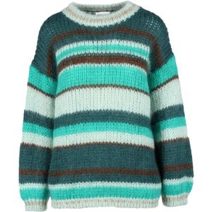 P.a.r.o.s.h., Dames, Truien, Veelkleurig, Maat: S Wol,