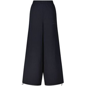 MM6 Maison Margiela, Dames, Broeken, Zwart, Maat: M Poliester,