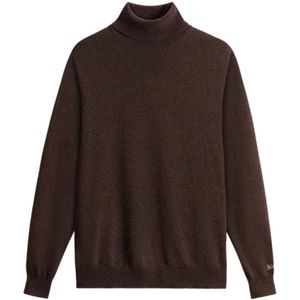 Woolrich, Heren, Truien, Bruin, Maat: M Wol,