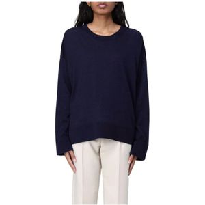 Roberto Collina, Dames, Truien, Blauw, Maat: L