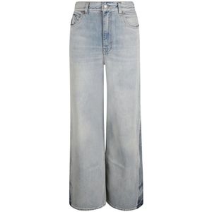 Chloé, Dames, Jeans, Blauw, Maat: W28 Leer,