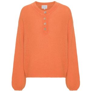 Americandreams, Dames, Truien, Oranje, Maat: S Mohair,